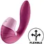 Вакуумный вибратор Satisfyer Supernova Berry - миниатюра 2