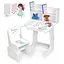 Дитяча Парта N 2071-8-1 білий, зі стільчиком - мініатюра 1