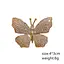 Брошь Бабочка женская желтый метал (84946790) - миниатюра 2