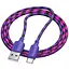 Дата кабель Hoco X116 Meridian USB to Type-C 3A (1m) Gradient Purple Mix - мініатюра 2