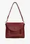 Жіноча шкіряна сумка Liv бордова - мініатюра 3