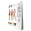 Бодистокинг - мини-платье с бабочками Passion BS090 red One size - миниатюра 7