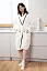 Женский халат Ardesto Stripe размер L/XL белый (ART2120LSL) - миниатюра 3