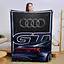 Плед плюшевий подарунковий 3D Audi GT 160х200 см - мініатюра 1