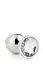 Анальна пробка Gleaming Love Silver Plug Medium 8.3 см (прозорий) - мініатюра 7