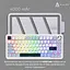 Клавиатура игровая Ajazz AK-820 MAX PLUS Wireless White RGB Day Dream Switch Hot-Swap 2.4G/Bluetooth/USB - миниатюра 5