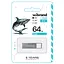 Flash Wibrand USB 2.0 Shark 64Gb Silver - мініатюра 2