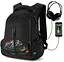 Підлітковий рюкзак з ортопедичною чорною спинкою з usb портом для хлопців Winner / SkyName для студентів (91-19) - мініатюра 1