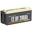 Акумулятор Power Queen LiFePO4 12V (12.8V/200Ah/2560Wh) (P12V200-100-BASIC-8-A160) [158029] - мініатюра 2