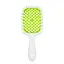 Щітка для волосся масажна продувна Superbrush Plus Hollow Comb прямокутна, Чорна з рожевим - мініатюра 1
