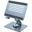 Підставка для планшета 7"-12.9" Hoco PH52 Might Metal Rotating Tablet Desktop Holder Grey - мініатюра 1