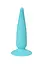 Анальная пробка ToDo Anal Plug Cappy 12.5 см (бирюзовый) - миниатюра 1