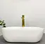 Умивальник VBI Ravenna white gold Edge накладний VBI-011218, Золотий - мініатюра 4
