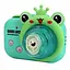 Фотокамера-генератор мильних бульбашок 9996 Children's camera Frog / Green - мініатюра 1