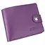 Гаманець жіночий шкіряний фіолетовий на кнопці Handycover HC0042 - мініатюра 4