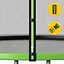 Батут с наружной сеткой 4FIZJO Classic 10FT 312 см Black/Green (P-5907739314130) - миниатюра 2
