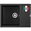 Кухонная мойка Elleci Unico 125 Nero 40 - миниатюра 1