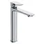 Змішувач для умивальника високий Cersanit Larga хром S951-392 Хром - мініатюра 1
