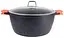 Кастрюля Bohmann BH 7350-32 MRB с антипригарным покрытием, двойным дном из литого алюминия с крышкой - миниатюра 4
