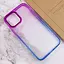 Чехол TPU+PC Fresh sip series для Apple iPhone 14 Plus 6.7 Синий/Фиолетовый - миниатюра 3
