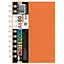 Блокнот А6 АП-1512(Orange) 80 аркушів, пружина збоку - мініатюра 1