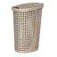 Корзина для белья 43L PAGLIA 31,5x40x60h с крышкой, бежевый - миниатюра 1