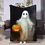 Плед плюшевий 3D на подарунок Halloween Ghost 160х200 см 160 см, 135 см - мініатюра 1