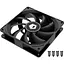 Вентилятор ID-Cooling FL-12025K, 120 x 120 x 25мм, 3-pin, черный (FL-12025K) - миниатюра 2