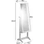 Підлогове дзеркало-шафа Chomik Paks білий - мініатюра 8