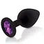 Набір анальних пробок із кристалом Rianne S: Booty Plug Set Black діаметр 2.7 см 3.5 см 4.1 см - мініатюра 5