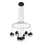 Люстра подвесная Brille в спальню LED 84W NW BK (BR-01 674S/12) - миниатюра 1