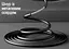 Скоростная скакалка со счетчиком EasyFit черный-серый (EF-1916-GY) - миниатюра 3