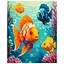 Картина по номерам "Яркие рыбки" Art Craft 11694-AC 40х50 см - миниатюра 1