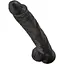 Фаллоимитатор King Cock 14" With Balls 37 см черный - миниатюра 1