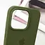 Чохол Silicone Case Full Protective (AA) для Apple iPhone 15 Pro Max (6.7) Зелений / Dark Olive - мініатюра 3