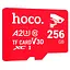 Карта памяти Hoco microSDHC Class 10 – 256GB без адаптера Red - миниатюра 1