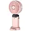 Портативный вентилятор SAPI N15 с регулировкой скорости Pink - миниатюра 1