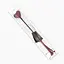 Щелкалка Liebe Seele Wine Red Riding Crop With Heart-Shape Tip - миниатюра 4