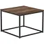 Стіл журнальний лофт Orange-Line ОП-191 600х600х450 мм Чорний/Дуб Бароко рістретто - мініатюра 1