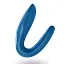 Вібратор Satisfyer Partner Whale 8.7 см синій - мініатюра 2