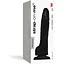 Реалістичний фалоімітатор Strap-On-Me Soft Realistic Dildo Black - Size M - мініатюра 3