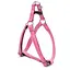 Шлея для собак 36-60 см из экокожи с тиснением Croci Mylord розовая - миниатюра 1