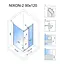 Душевая кабина Rea Nixon 90x120 P chrome REA-K5011 + REA-K5003, Правая, прозрачная, хром - миниатюра 5