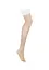 Панчохи на мереживному манжеті Obsessive Heavenlly XS/S бежевий з білим - мініатюра 6