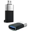 Адаптер XO NB149-G USB2.0 TO MICRO connector Черный - миниатюра 1
