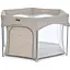 Манеж El Camino ME 1195 SWIFT 6 шестиугольный с мягким матрасом бежевый - миниатюра 1