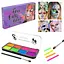 Дитячий набір аквагриму Bambi Cel-2504 палетка, неон, 8 кольорів - мініатюра 2