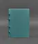 Шкіряний блокнот на кільцях (софт-бук) 9.0 з твердою бірюзовою обкладинкою - мініатюра 1