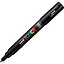 Маркер Uni Posca черный 0.7мм (PC-1M BLACK(N)) - миниатюра 1