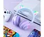 Навушники Onikuma Bluetooth з підсвіткою B90 Gaming CAT with LED фіолетові - мініатюра 8